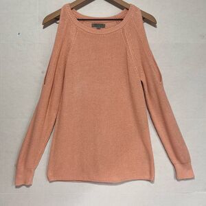 Cable Stitch Peach Sweater   Size M